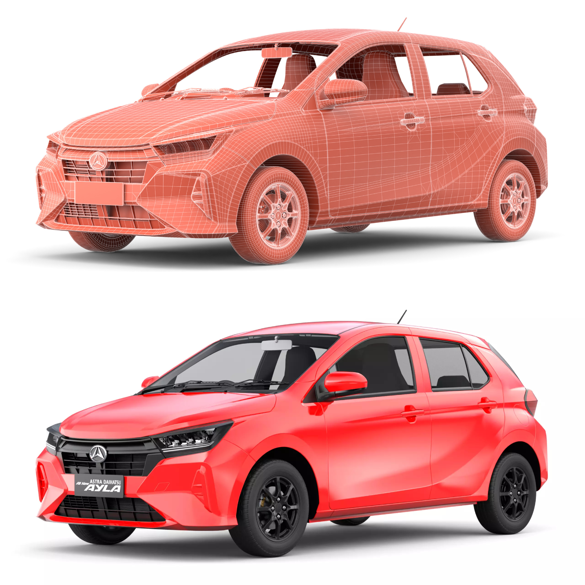 3D Model - Grand Launching Daihatsu Ayla